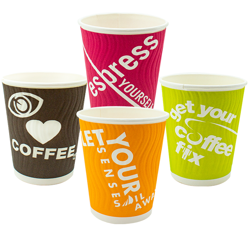 500ml Callisto Double Wall 4 Colours PE Hot Cup