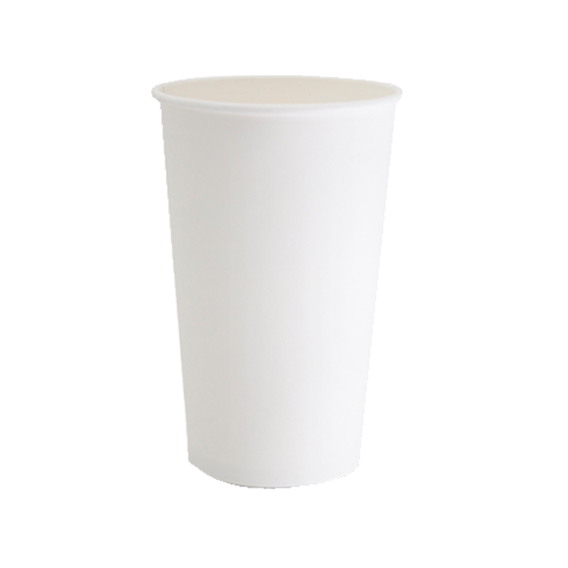 500ml Double Wall White PE Hot Cup
