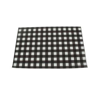 Black Gingham Greaseproof Wrap