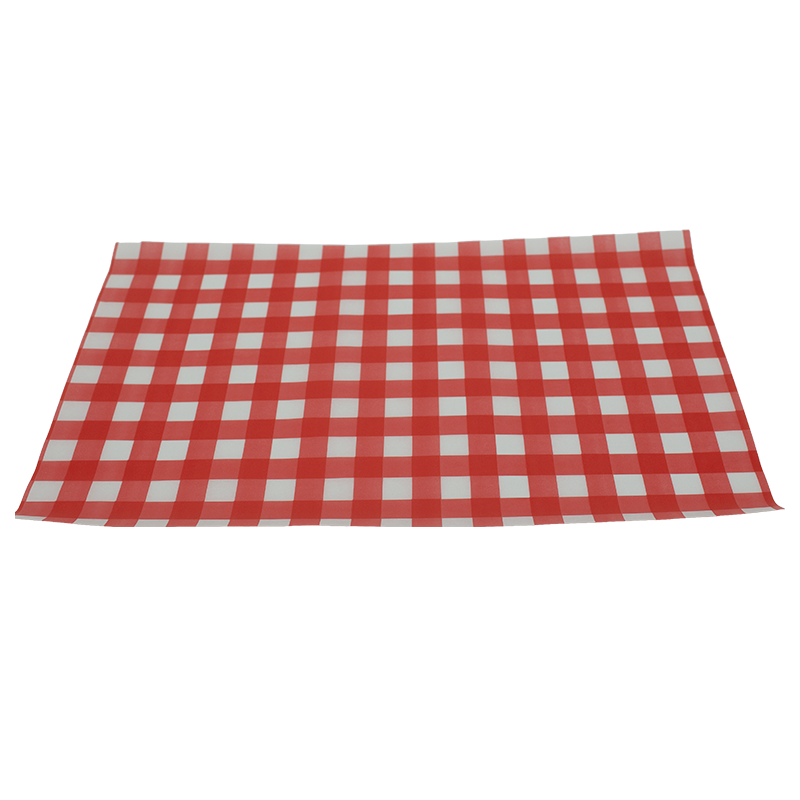 Red Gingham Greaseproof Wrap
