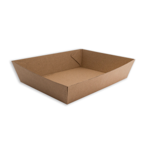 FSC® Kraft Board Tray #3 180 x 134 x 45mm