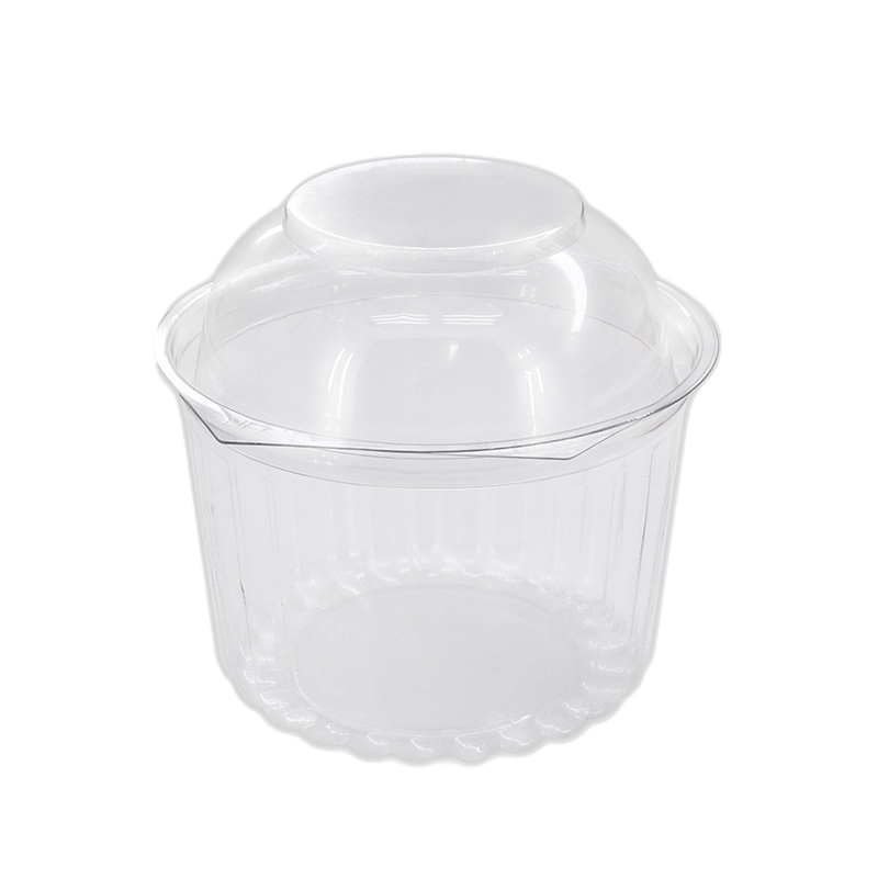 16oz Clear Shobowl with Dome Hinged Lid