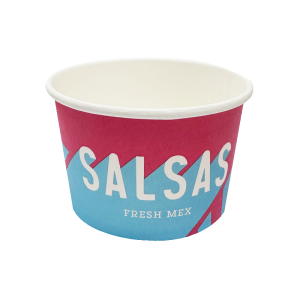 Salsas Printed PLA Lined 8oz Chip Cup