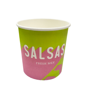 Salsas Printed PLA Lined 12oz Chip Cup
