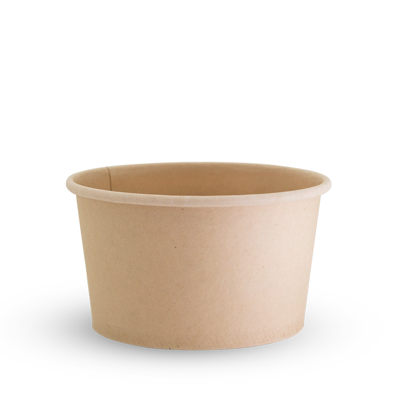 12oz Bamboo Food Container PLA Lining