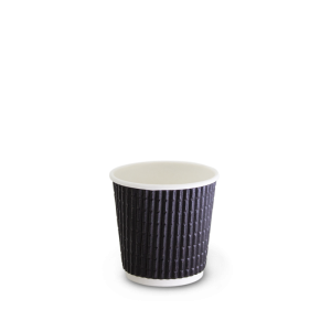 4oz Charcoal Triple Wall Hot Cup 62mm