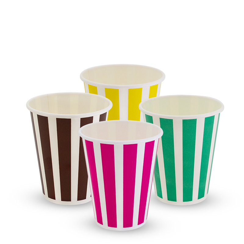 12oz Candy Stripe Cold Cup