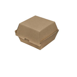 FSC® Kraft Board Burger Box 105 x 105 x 85mm