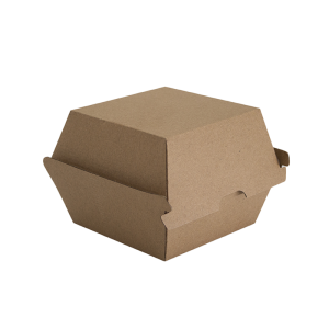 FSC® Kraft Board Large Burger Box 110 x 110 x 105mm