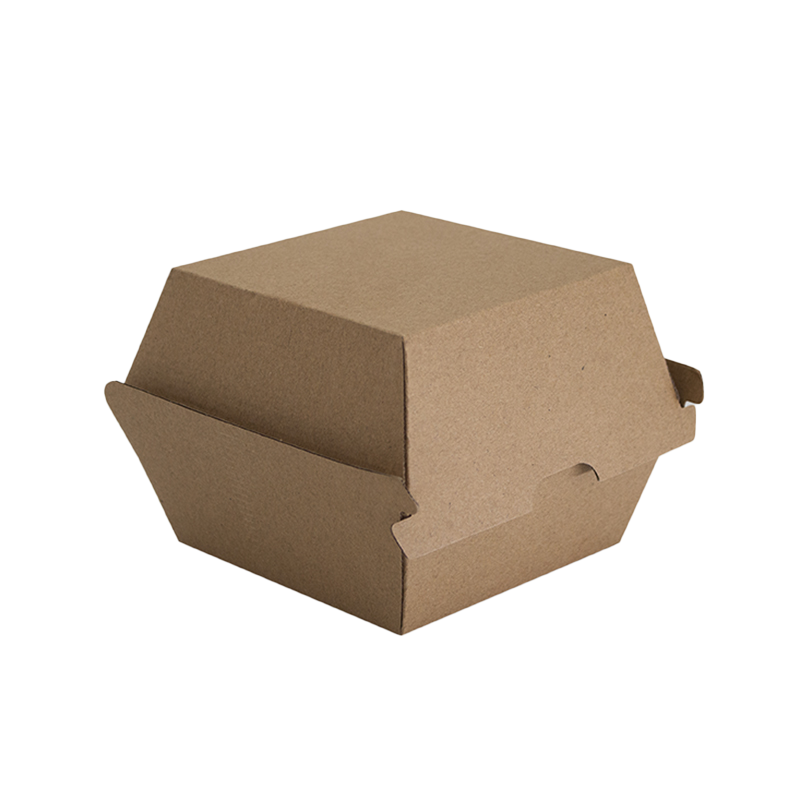 FSC® Kraft Board Large Burger Box 110 x 110 x 105mm