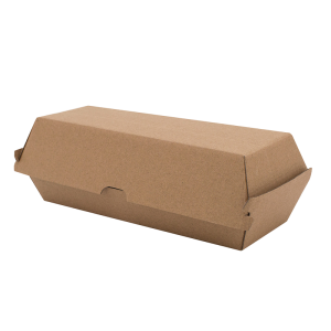 FSC® Kraft Board Hot Dog Box 208 x 70 x 75mm