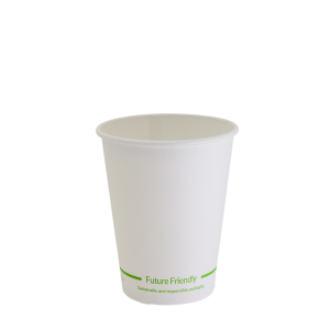 12oz True Fill White Single Wall PLA Hot Cup 86.5mm