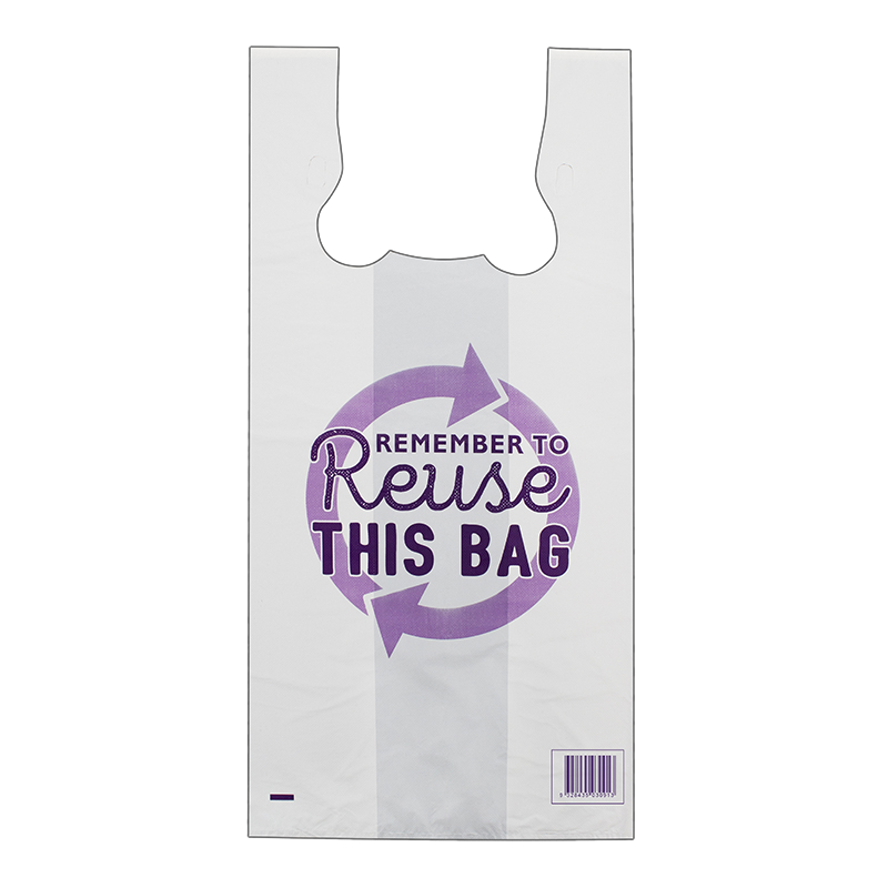 HDPE 37um Extra Large Singlet Bag Printed Reusable 650 x 330 x 220SG mm