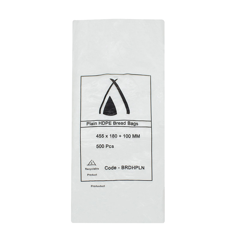 HDPE Natural Wicketed Bread Bag 455L x 180W x 100mm