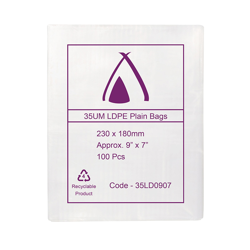 LDPE Clear (9x7") 35um Bag