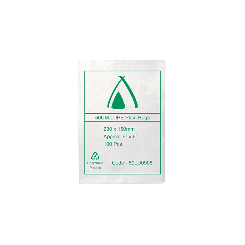 LDPE Clear (9x6") 50um Bag