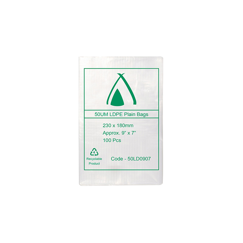 LDPE Clear (9x7") 50um Bag