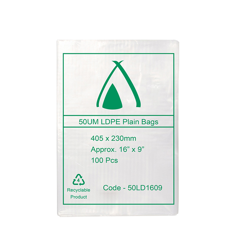 LDPE Clear (16x9") 50um Bag