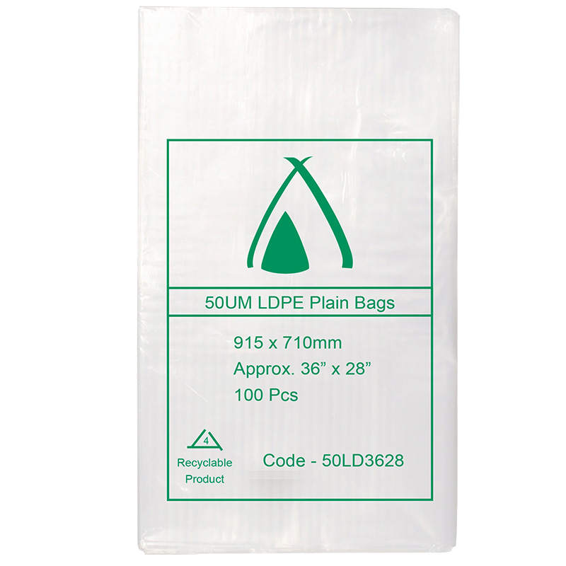 LDPE Clear (36x28") 50um Bag