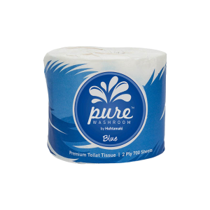 Pure Washroom Blue Range Premium 2 Ply 700 Sheet Toilet Roll