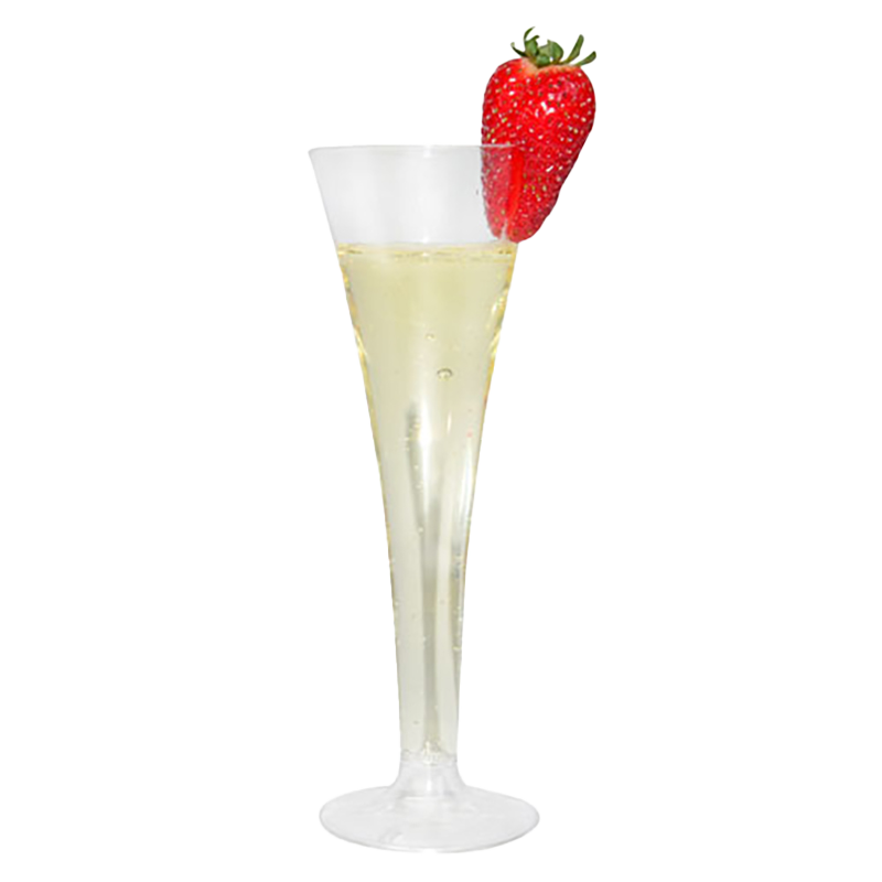 Chanrol Entertainers Cup Range - Clear, 130ml Champagne Flute