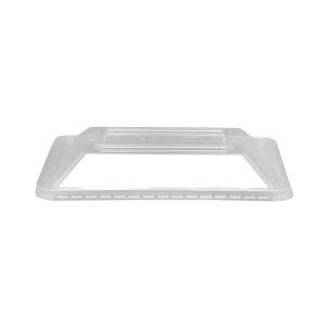Chanrol Rectangular Container Lids - PET Dome, Fits C500-C1000 containers