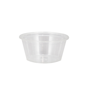 Chanrol PET Sauce Containers and Lids - Polyethylene Terephthalate (PET), 50ml