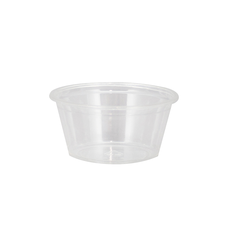 Chanrol PET Sauce Containers and Lids - Polyethylene Terephthalate (PET), 50ml