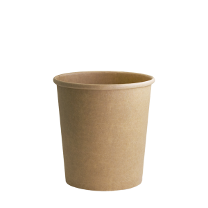 Kraft Food Containers and Lids - Kraft Paper, 16oz