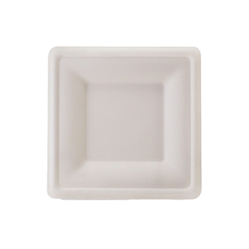 Sugarcane Square Plates 6"