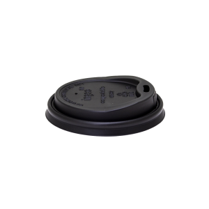Black CPLA Lids - 8/12/16oz uni, CPLA