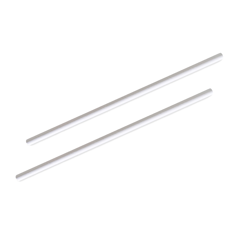 Regular Paper Straws - White, 3 Ply Paper