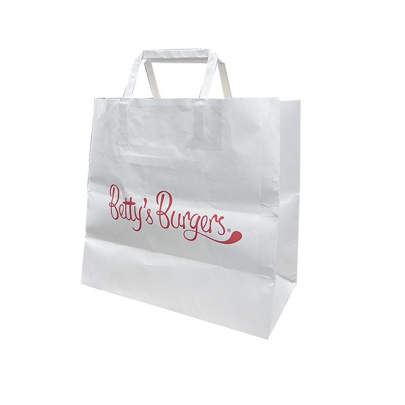 Betty's Burgers Printed Flat Handle Bag x 250