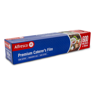 1 Roll x Alfresco by Huhtamaki  Premium Caterer's Film 600m x 45cm