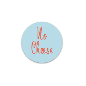 Betty's Burgers Food Labels - No Cheese