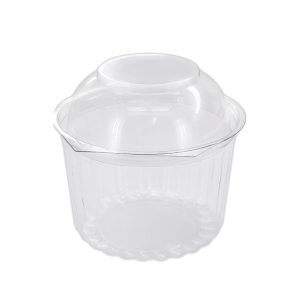16oz Clear Shobowl with Dome Hinged Lid