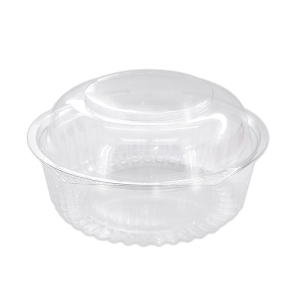 24oz Clear Shobowl with Dome Hinged Lid
