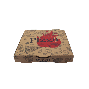 11 inch Kraft Printed Pizza Box