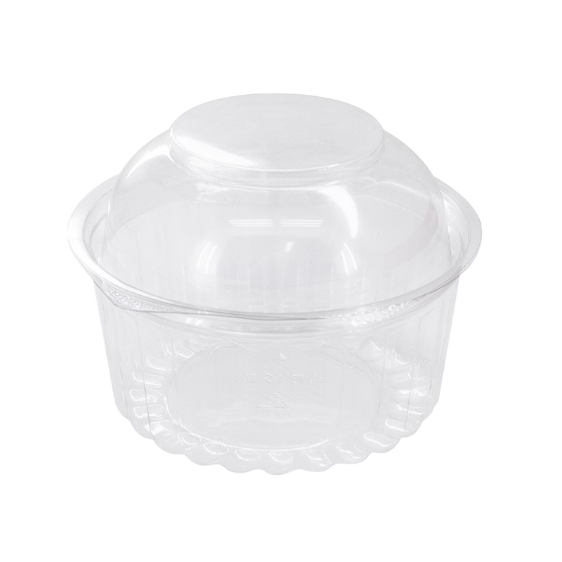 12oz Clear Shobowl with Dome Hinged Lid