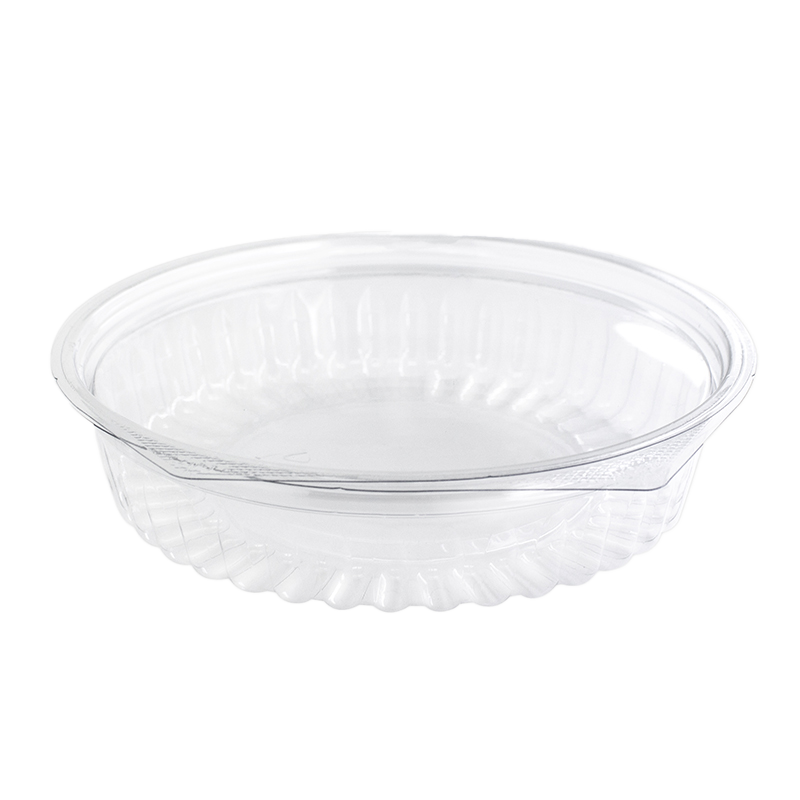 20oz Clear Shobowl with Flat Hinged Lid