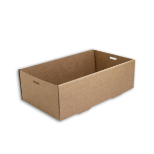 Kraft Catering Box Natural Brown Extra Small 255 x 153 x 80mm
