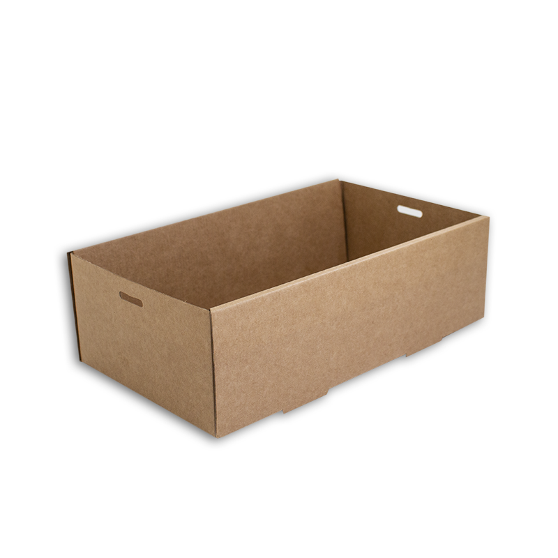 Kraft Catering Box Natural Brown Extra Small 255 x 153 x 80mm